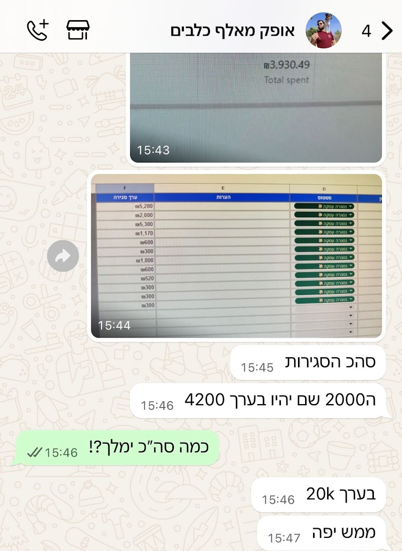 הודעה מתלמיד
